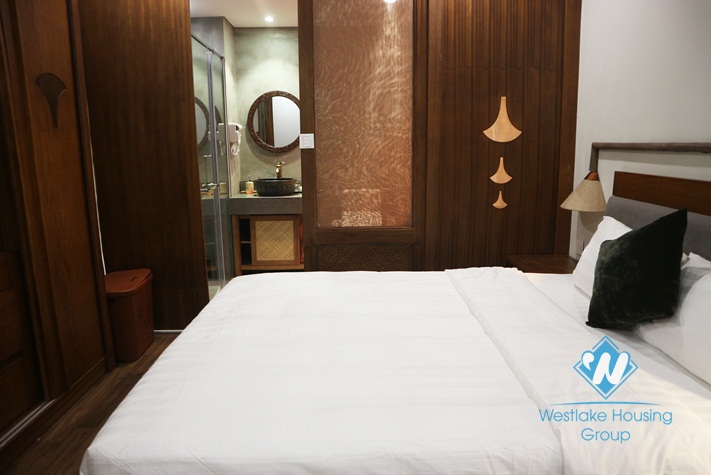 A charming and newly-finished 3 bedroom apartment for rent on Kim Ma Street